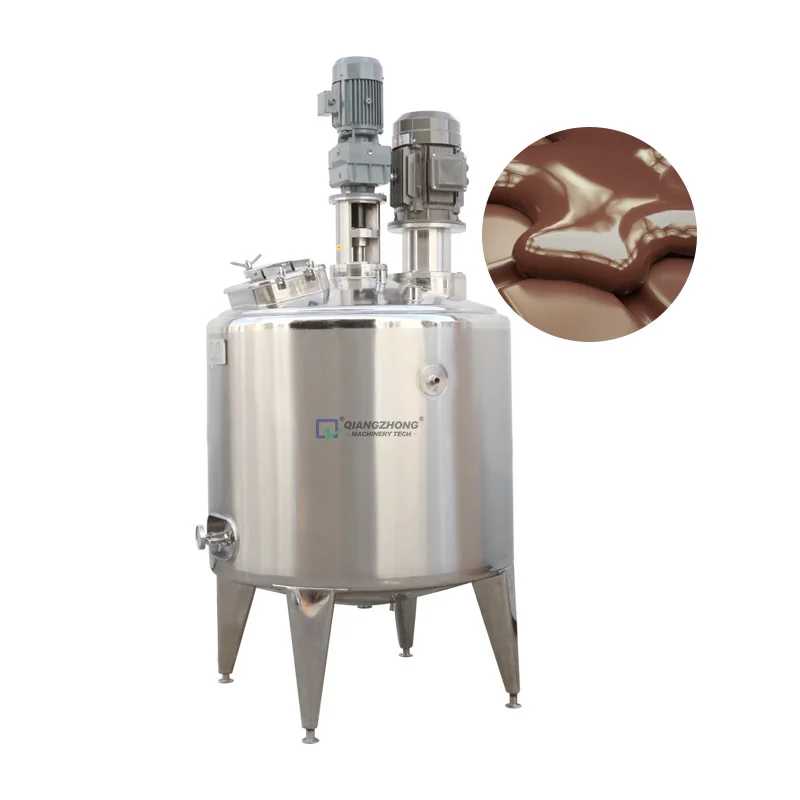 100L 200L 300L 500L stainless steel chocolate melter machine melting pot mix storage tank holding tank chocolate melting tank