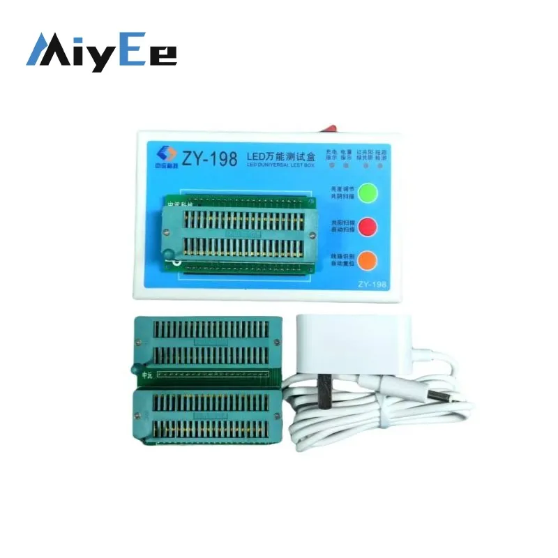 ZY-198 Portable LED Universal Test Box High Precision AD Conversion Intelligent Recognition for 32PIN LED Testing