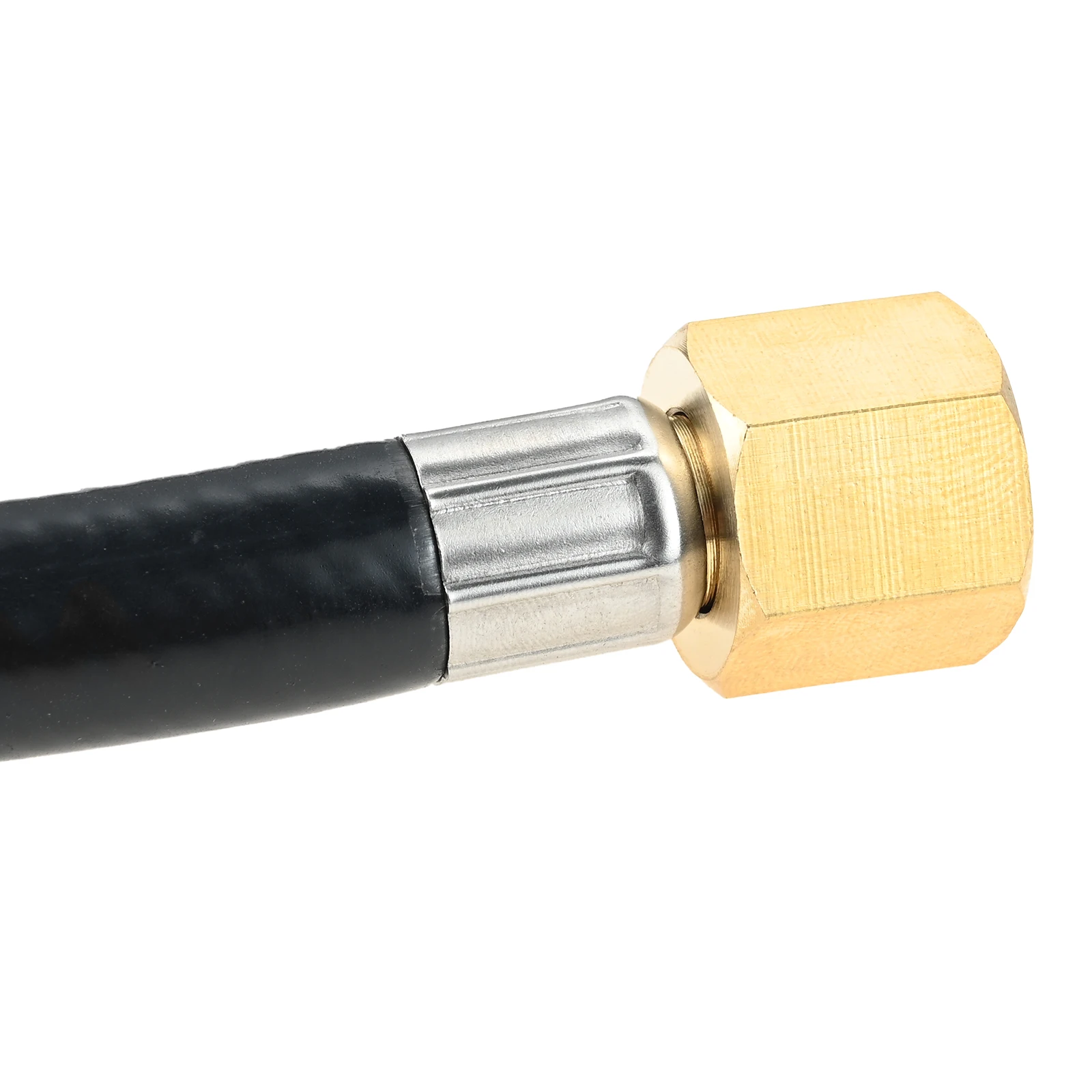 

5 футов удлинитель шланга для пропана 3/8 дюйма, поворотная внутренняя раструбная леска, быстроразъемная газовая линия для автофургона, обогревателя гриля, газовой ямы, пропановых систем