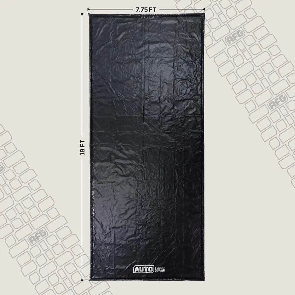 Heavy-Duty Garage Floor Mat for Mid-Size Vehicles, 7'9 x 18', Durable Containment Solution