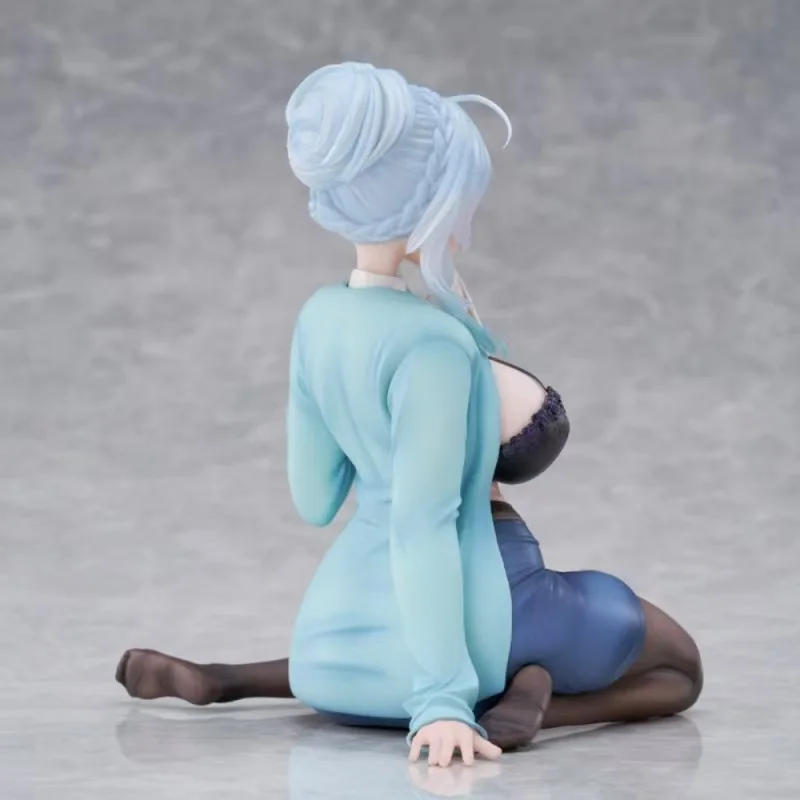 

The Snow Girl Collect Anime Figures Yukino Shifuyu Figures White Hair Blue Top Doll Action Figure Toy for Kids Gift Christmas