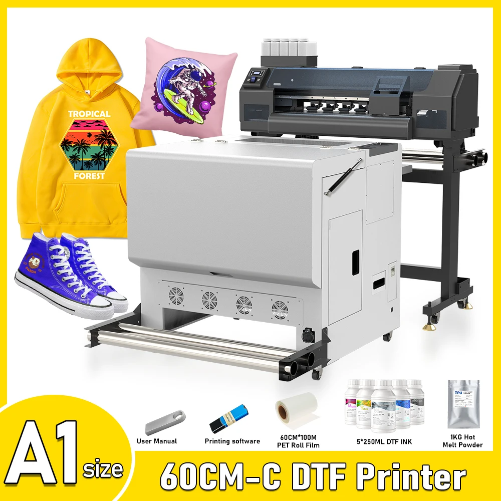 

A1 DTF Transfer Printer Impresora A1 dtf Direct To Film Printing Machine T-Shirt Printer A1 DTF Printer For T-Shirt Hoodies