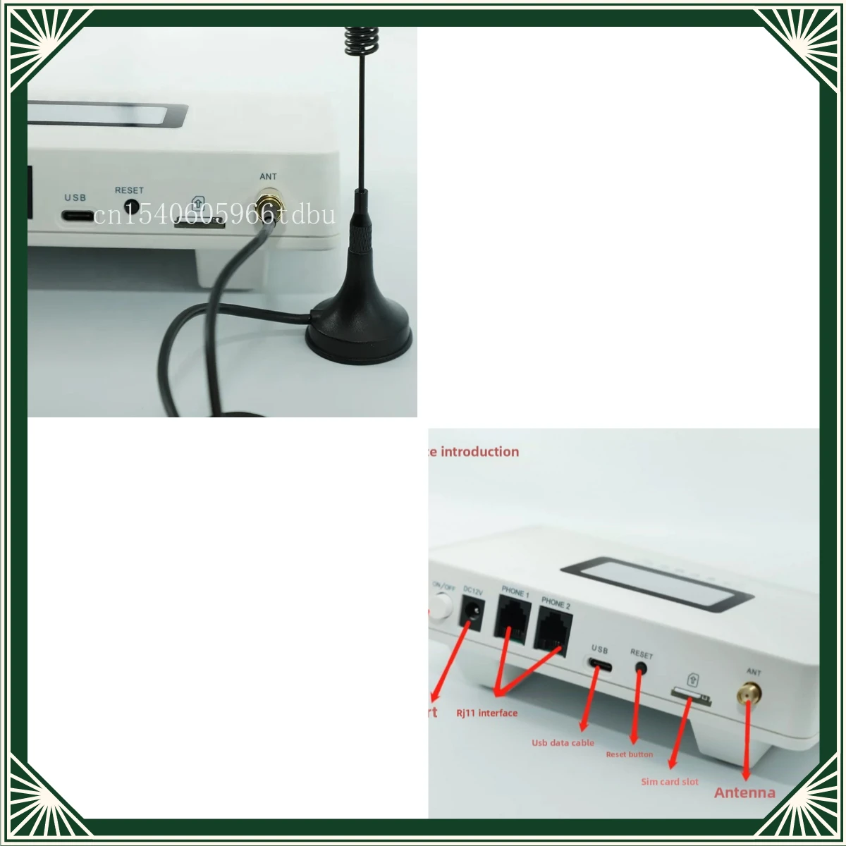 Adecuado para conectores y terminales, nuevo terminal inalámbrico fijo, convertidor de GSM a analógico, 4G IP PBX, pasarela GSM, equipo IVR.