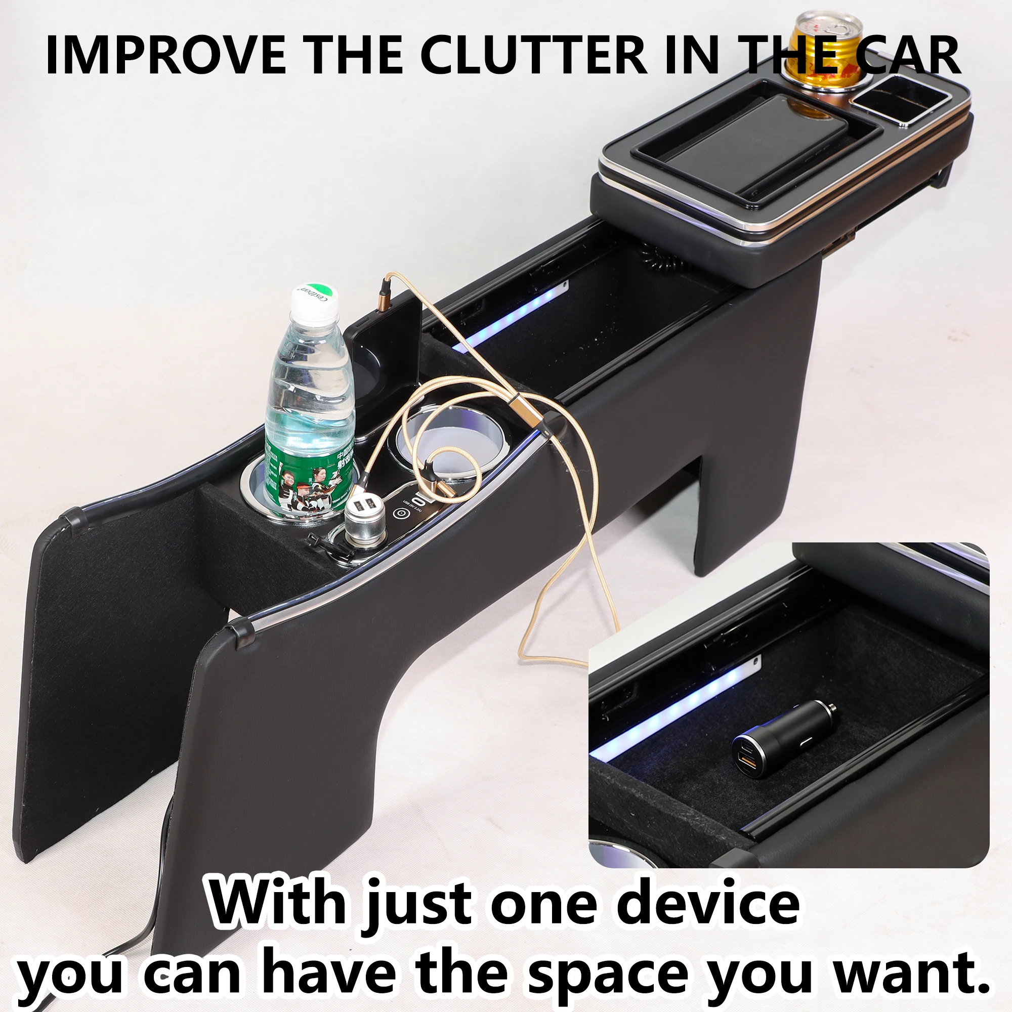 Console Box for Car VOXY NOAH 80 Series Hybrid Dedicated Armrest Voxy Noah Esquire Applicable 80 Series Hybrid Center Box