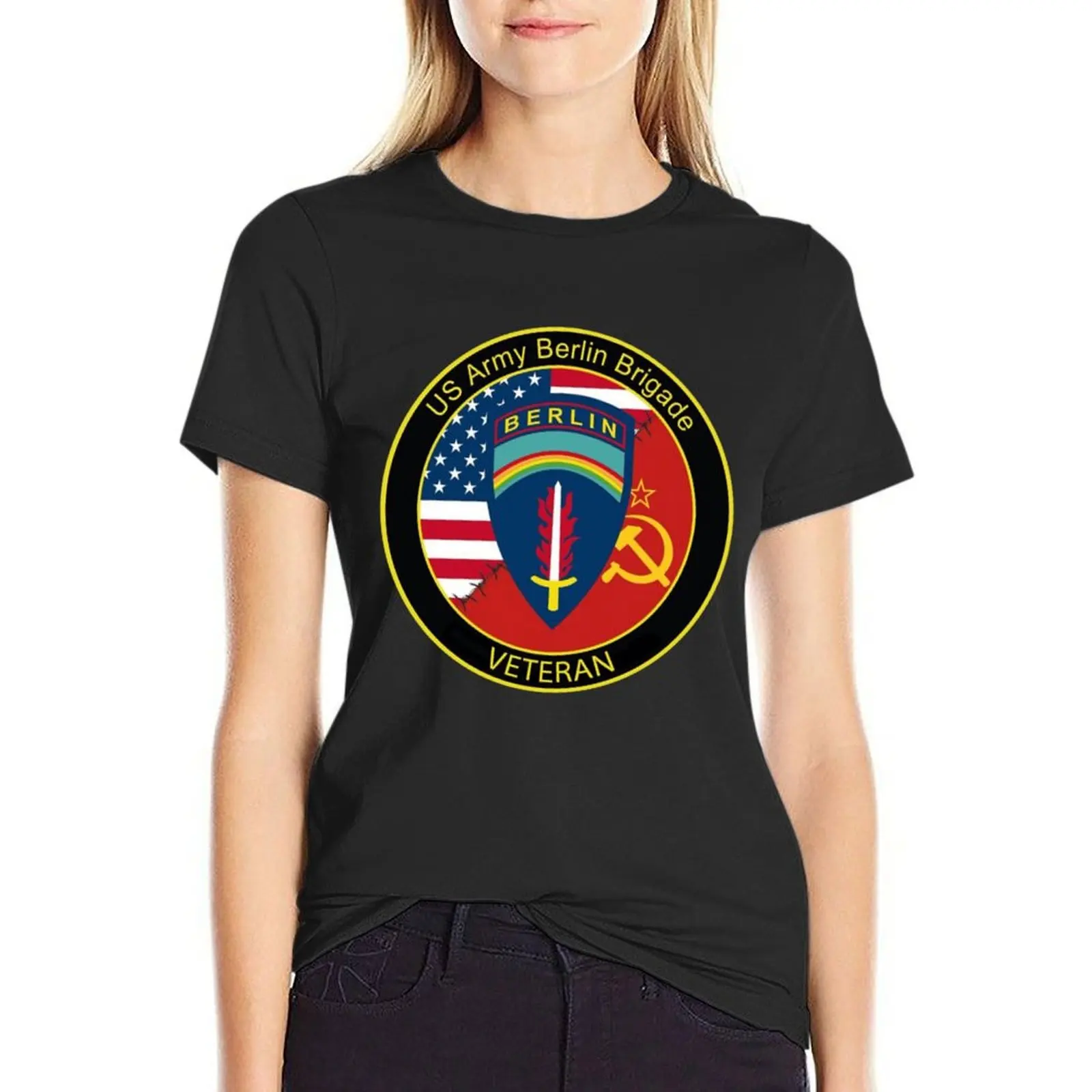 

Berlin Brigade Veteran T-Shirt Aesthetic clothing anime Woman T-shirts