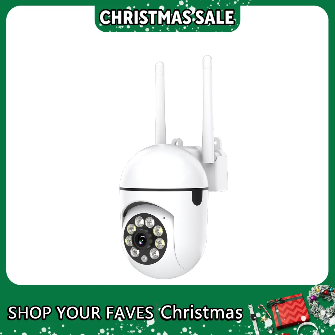 BoyKeep 1080P WiFi Bulb Surveillance Camera Color Night Vision Motion Tracking Indoor Outdoor Security Monitor Camera Y108