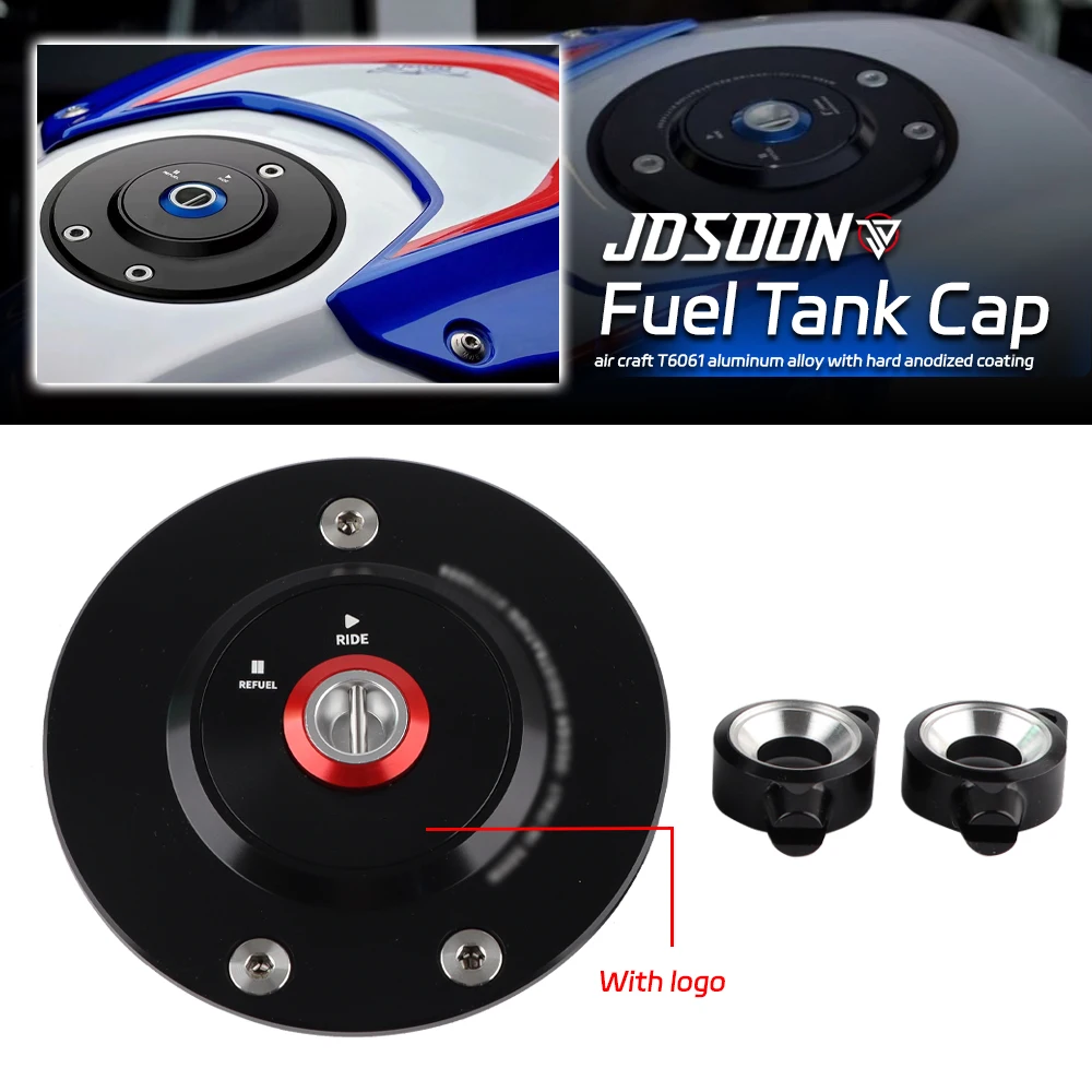 

2010-2024 For BMW S1000RR HP4 Fuel Cap Key Motorcycle Accessories Gas Front Tank Cover M1000R M1000RR S1000R/RR R9T R1200 GS ADV