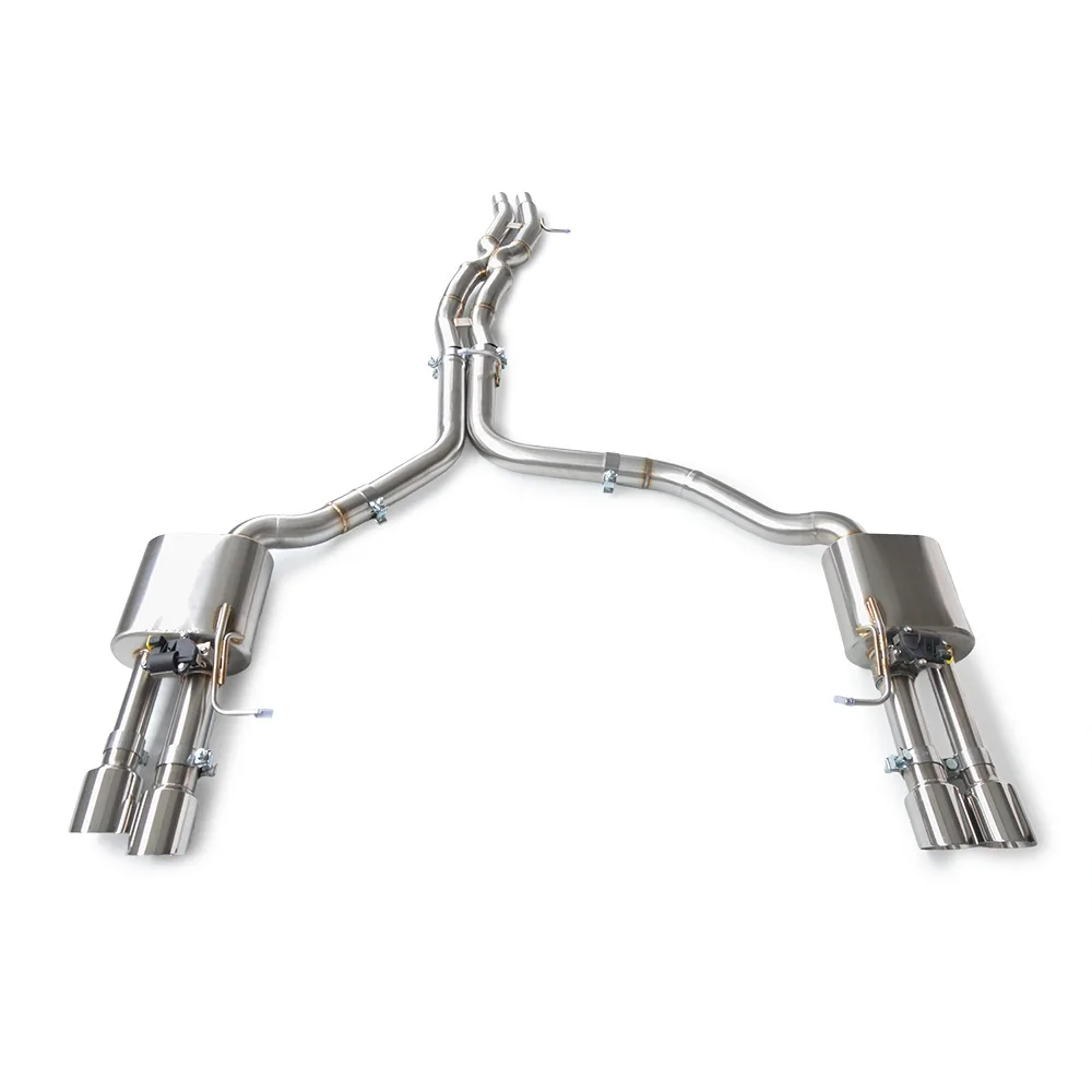 

Suitable for Audi A4 B8 3.2 2007-2012 with electronic valve modified stainless steel cat back exhaust