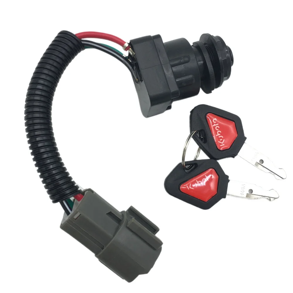 

RC411-53964 HRC40-53960 Ignition Switch KX41 KX71 KX080 KX91 KX121 KX161 U15 U25 U35 for Kubota Parts Excavator