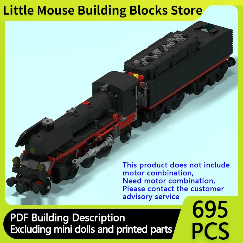 

City Car Model MOC Building Bricks TB-SL 61 Railway Express Train Modular Technology Children Holiday Gifts Assemble Toys Suit