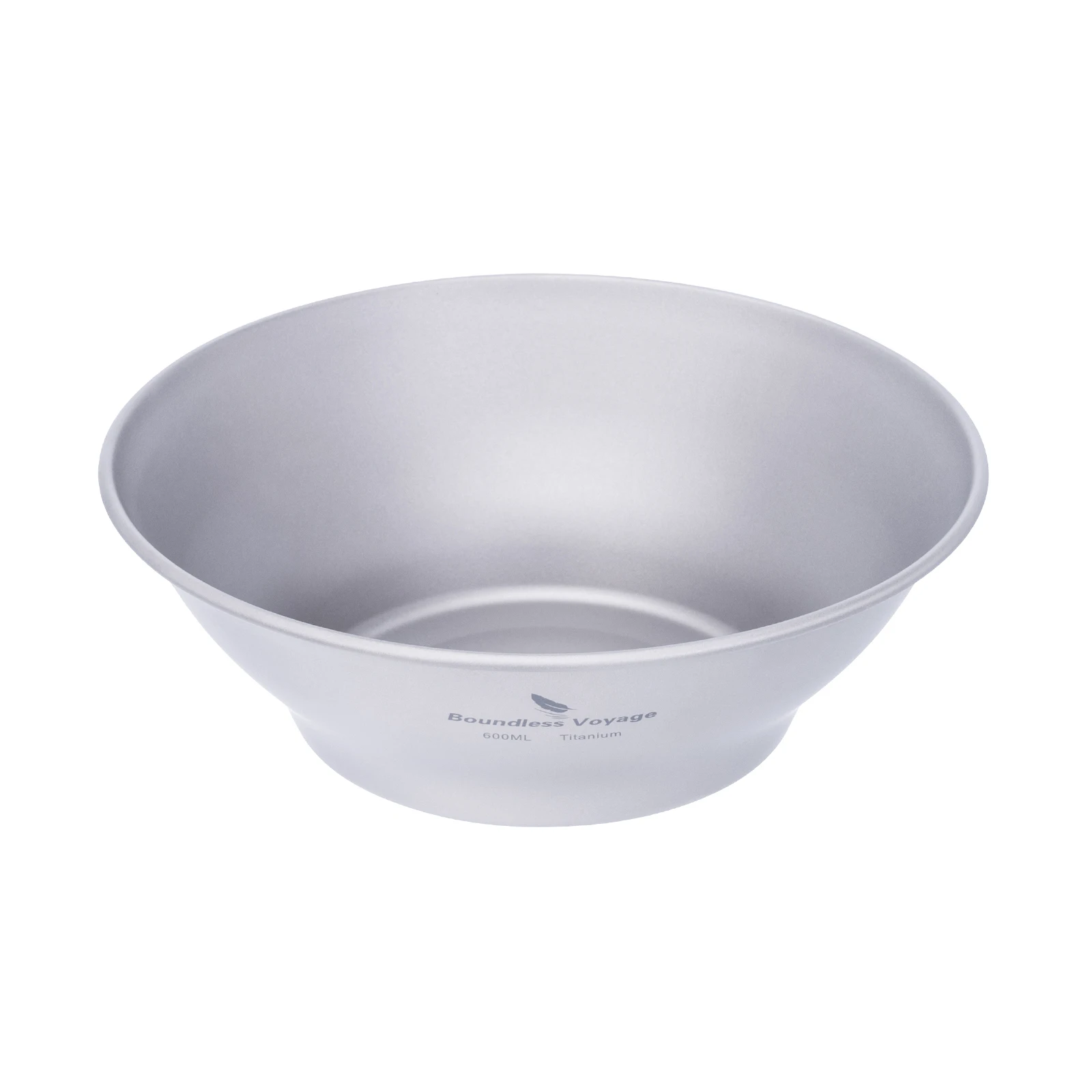 Boundless Voyage Titanium: set van enkelwandige kommen en borden, ideaal voor kampeertafelgerei, inclusief opbergtas. Lichtgewicht en duurzaam.