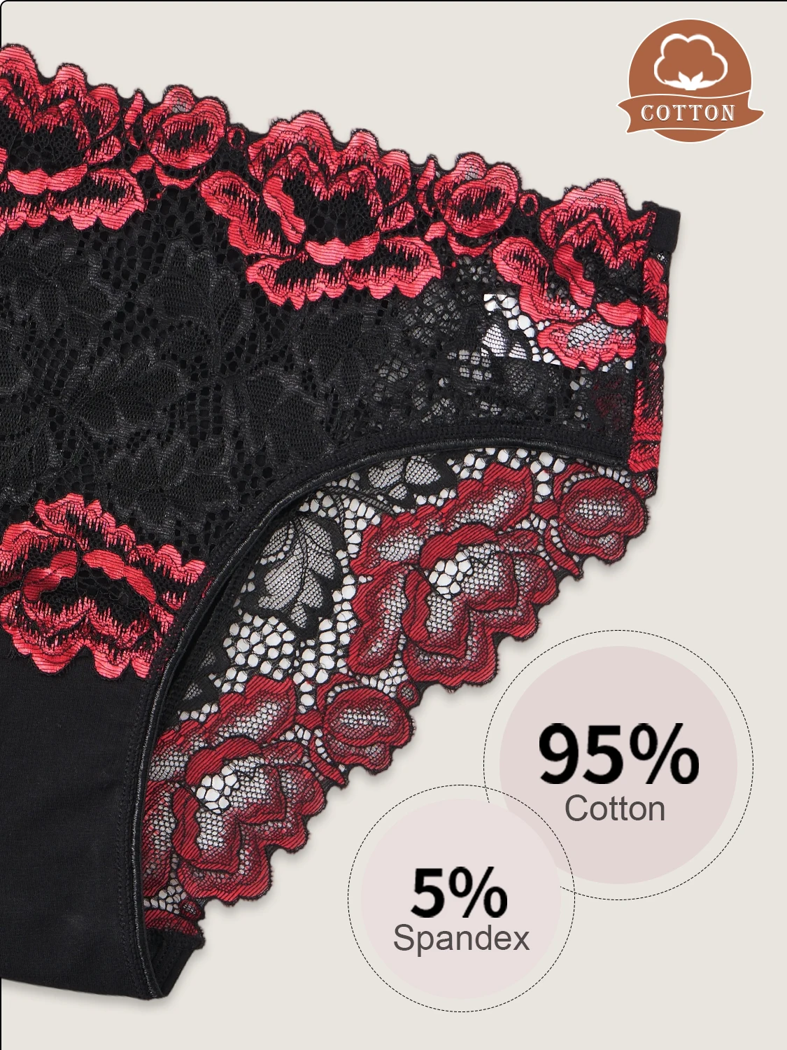 Thumbnail 4 - #29 Latest Womens Lace Trim Comfort Panties Updates