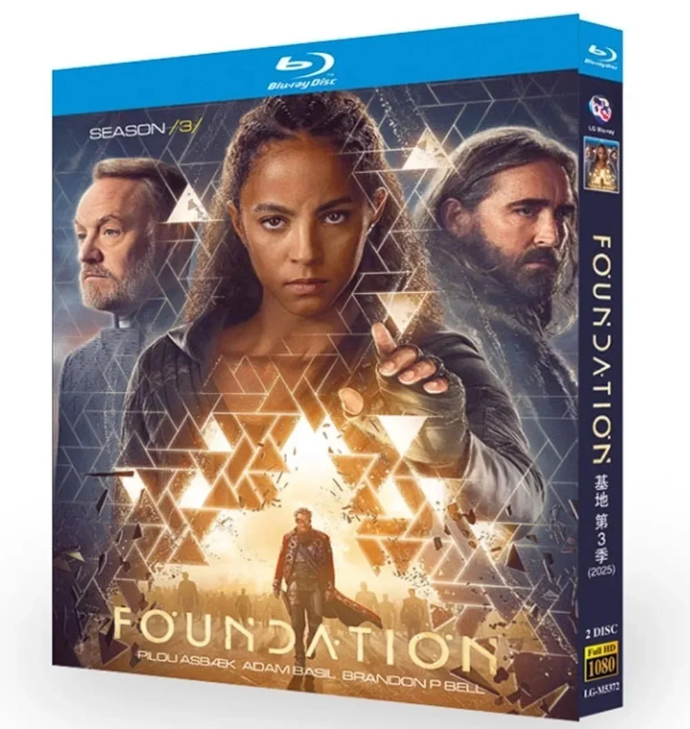 Foundation Season 3 (2025) 2-Discs All Region Box Set English Subtitle