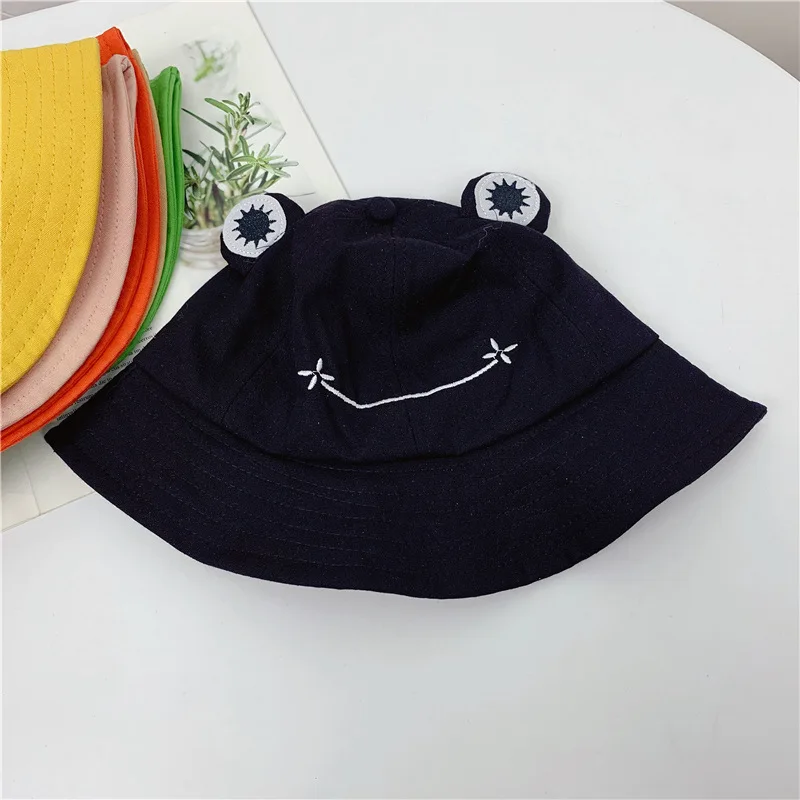 Cartoon Cute Frog Eyes Fisherman Hat Children Act Cute Parent-child Visor Spring and Summer Leisure Student Basin Hat