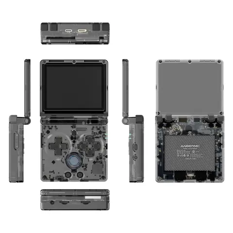 ANBERNIC RG35XXSP 3.5'' IPS Screen Flip Handheld Console Linux System HDMI-compatible TV Output  64G 5500 Games Pre-installed