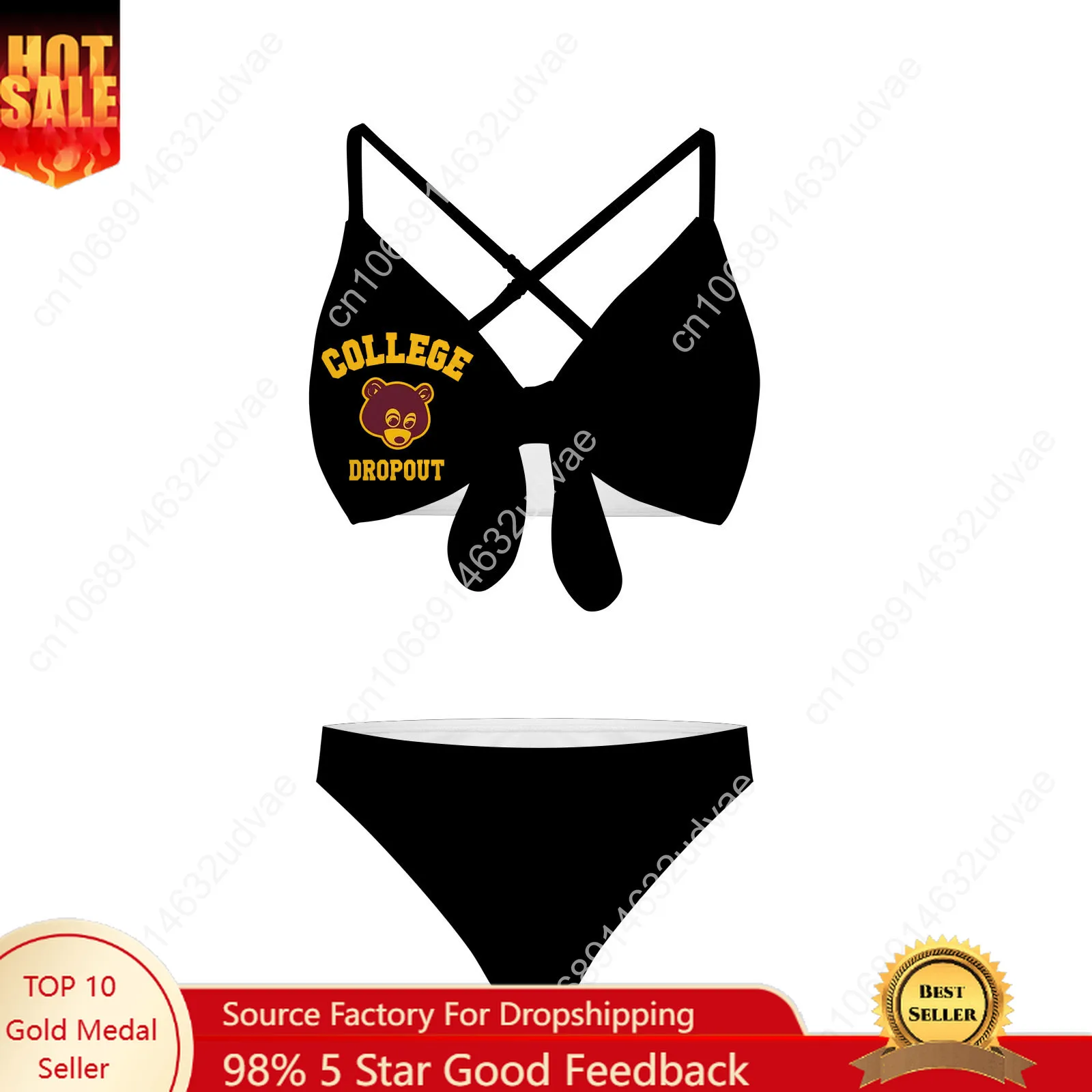

Kanye West Suits Cross Strap Suspenders Swimsuits Womens Personalized Bikini Pool Party Swimwear Customized Beachwear