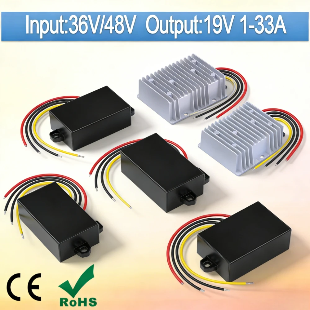 

36v48v to 19v DC Converter DC DC Converter Step Down Buck 1A 2A 4A 6A 8A 12A 15A 20A 30A Voltage Regulator For Car Device CE