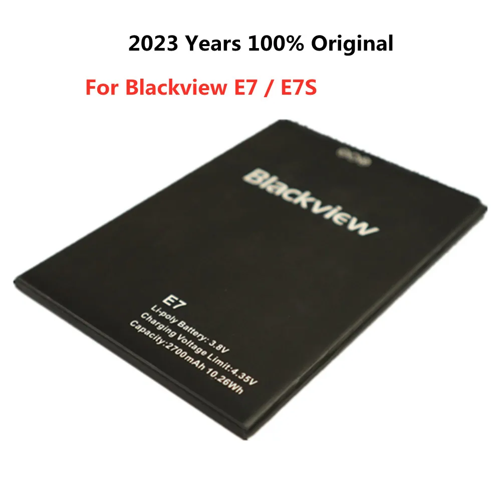 

2023 Years 100% Original 2700mAh E7 E7S Phone Battery For Blackview E7 & E7S Genuine Replacement Batteries Bateria In Stock