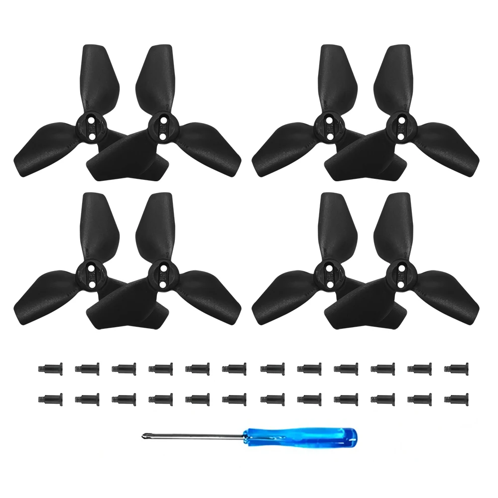 8PCS Propeller for DJI NEO RC Drone, Handheld Quadcopter 2016S Blade Accessories (Black,Blue,Red,Orange,Pink)