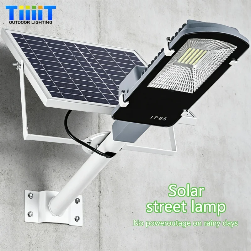 

Outdoor Solar Powered LED Street Light IP65 Waterproof Dusk to Dawn Auto On/Off Garden Courtyard Garage Porch Wall Mount Lamp