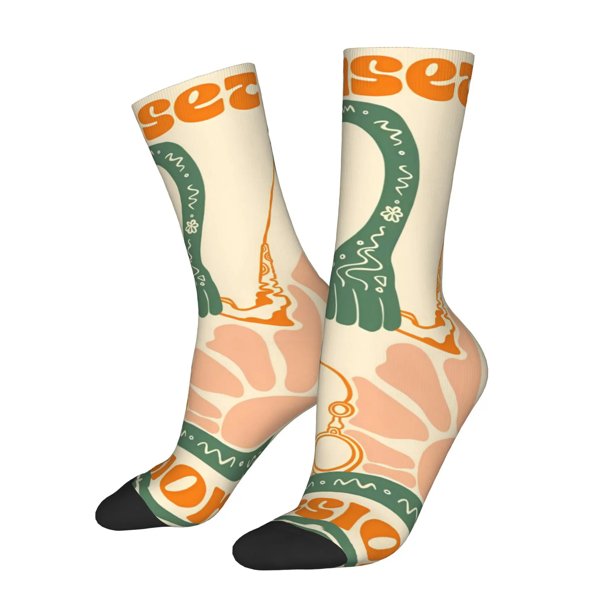 

Забавные мужские носки Happy, летние стильные бесшовные носки в стиле Харадзюку в стиле хип-хоп, подарочный узор с принтом