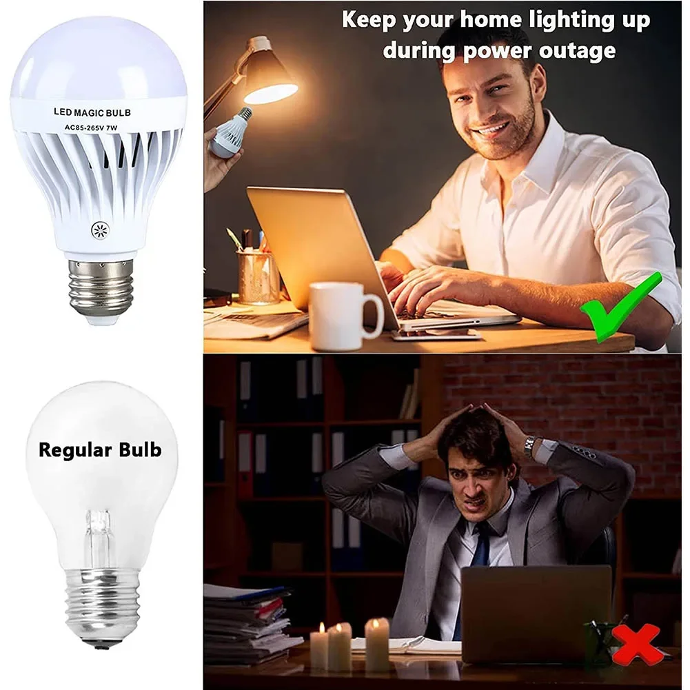 

LED Camping Light E27 B22 Rechargeable Wireless Bulb Portable Lantern Light Emergency workshop Home Lamp For Outdoor Tent Lamp