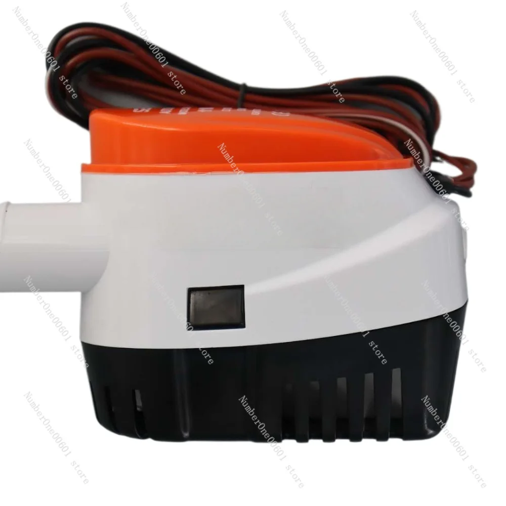 

Yacht Small Marine Water Pump Submersible Pump Speedboat Drainage Automatic Bilge Pump 12V/24V DC