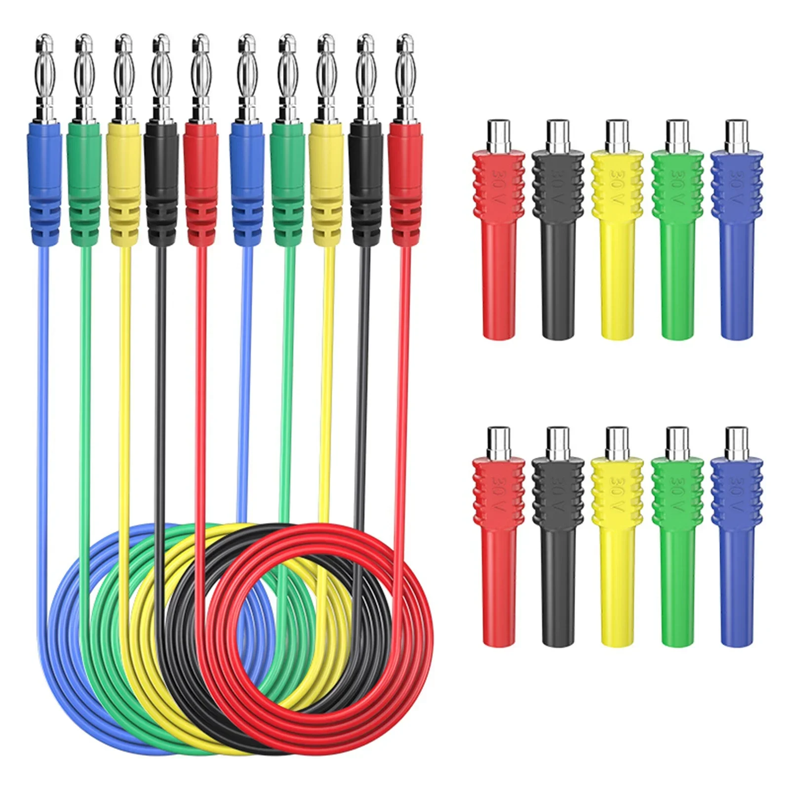 Magnetic Test Cable 4mm Banana To Banana Plug Test Leads With Magnetic Connector Banana To Banana Plug Test Cable Multimeter