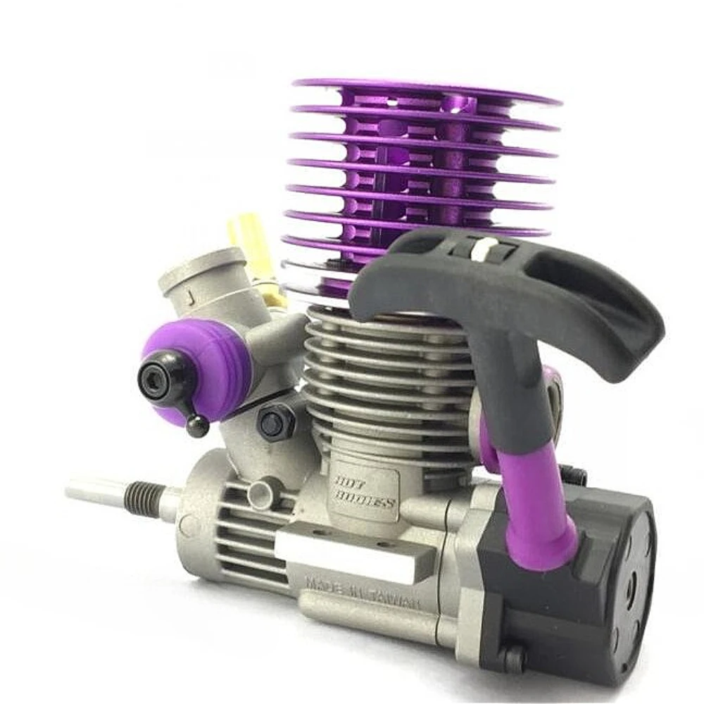 CY18 Methanol Engine 1/10 Scale Simulation Metal Engine with Pull Button Start  Remote Control Off Road Vehicle Engine Model