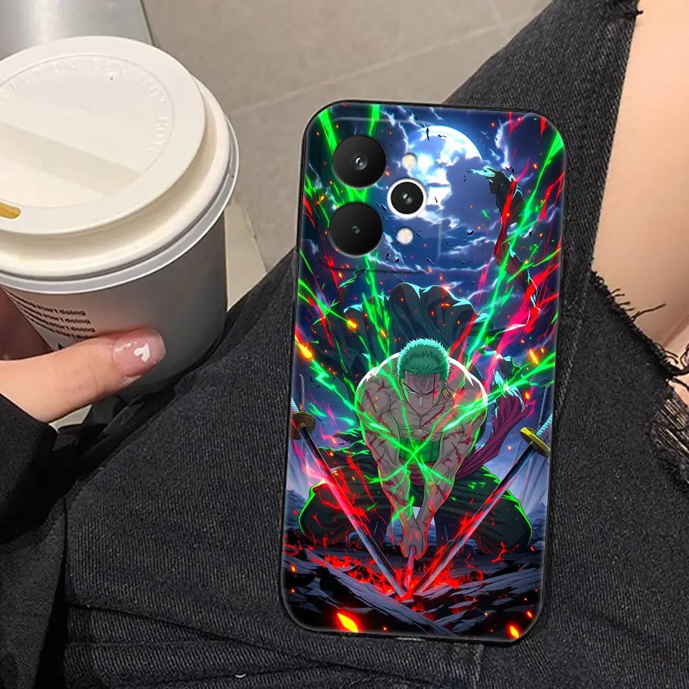 Phone Case For Realme 16 15 15T 14 13 12 11 10 9 9I 8 8I 7 7I PRO PLUS TPU Coque Case Funda Shell Cover One P-Piece Luffys Zorro