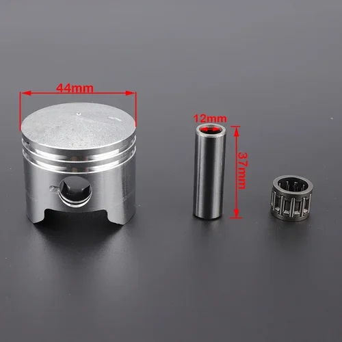 Imagen 2 del producto Cabezal de cilindro de motor de 49cc, 2 tiempos, 44mm, con pasador de pistón, Kit completo para Mini moto de cross de 2 tiempos