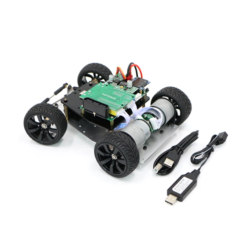 Kit de Chasis de coche de dirección, mando a distancia STM32 Arduino