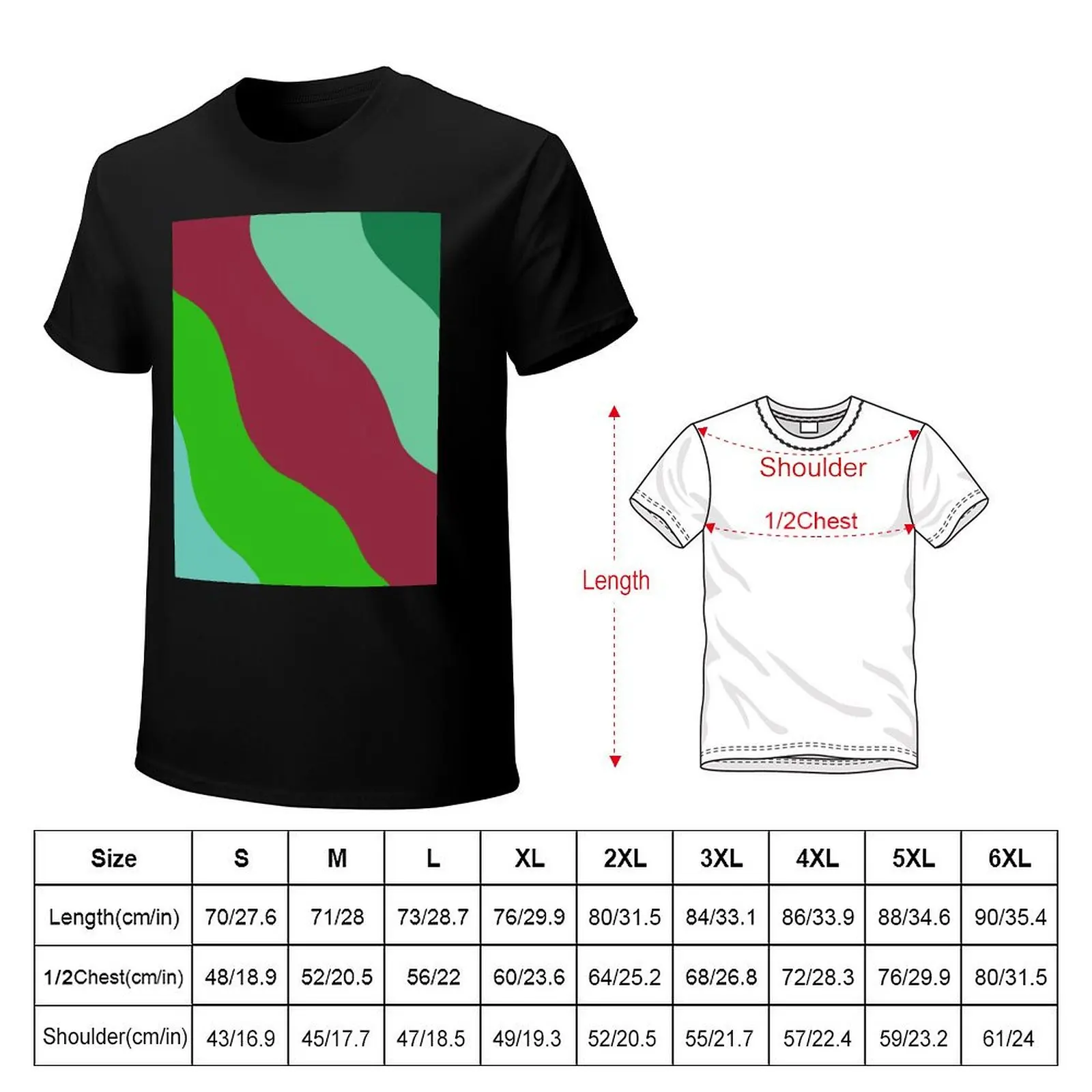 13 Going on 30 Camouflage - green and red T-Shirt t shirts cotton 100% T-Shirt