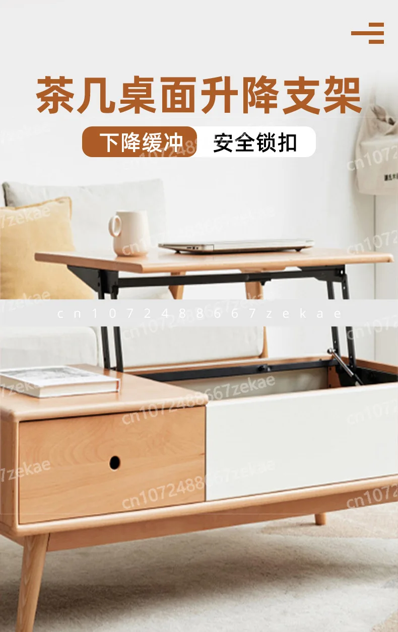 

Coffee Table Desktop Folding Lifter Multi-functional Bedside Table Hydraulic Support Trunk Transformation Hardware