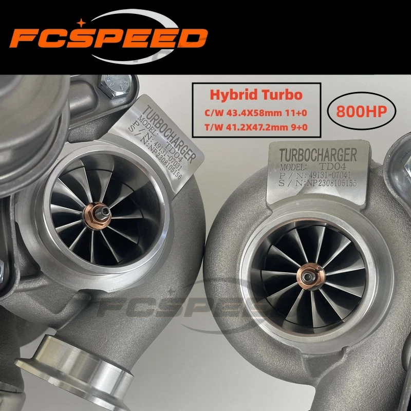 Twin Hybrid MFS 11+0 Turbocharger 49131-07031 49131-07041 Turbine full turbo for BMW 335i E90 E91 E92 E93 225Kw 306HP N54B30