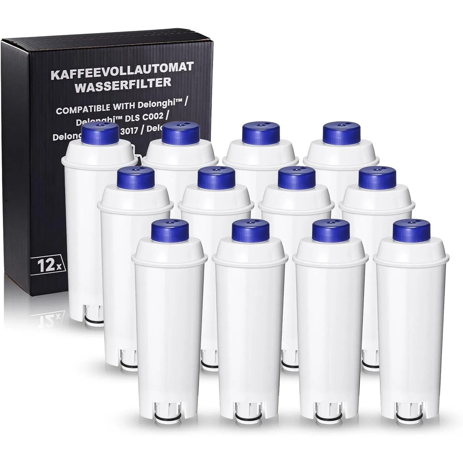 De'Longhi Fully Automatic Coffee Machine Water Filter, Replacement Compatible with Delonghi ECAM Series, Cappuccino System