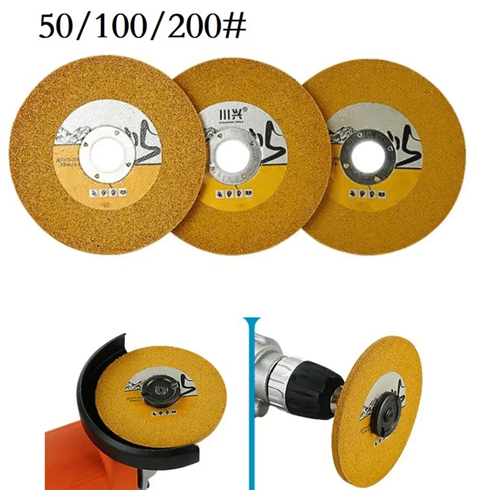 1x 100mm 50 100 200Grit -Diamond Sharpening Wheel Cutting Disc -Diamond Angle Grinding Wheel Sanding Disc Polishing Tool