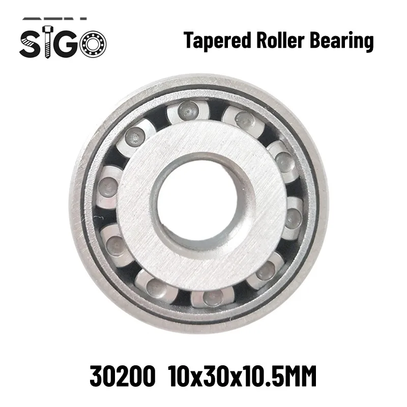 2pcs Tapered Roller Bearings 30200 7200E 10x30x10.5MM Electric Tricycle Bearings