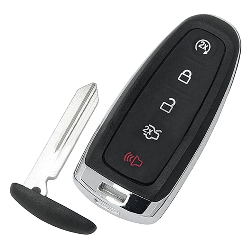 Car 5 Button Trunk Launch Unlock Remote Key Shell for Ford Edge Explorer Escape Flex MKS MKT 2011 2012 2013 2014