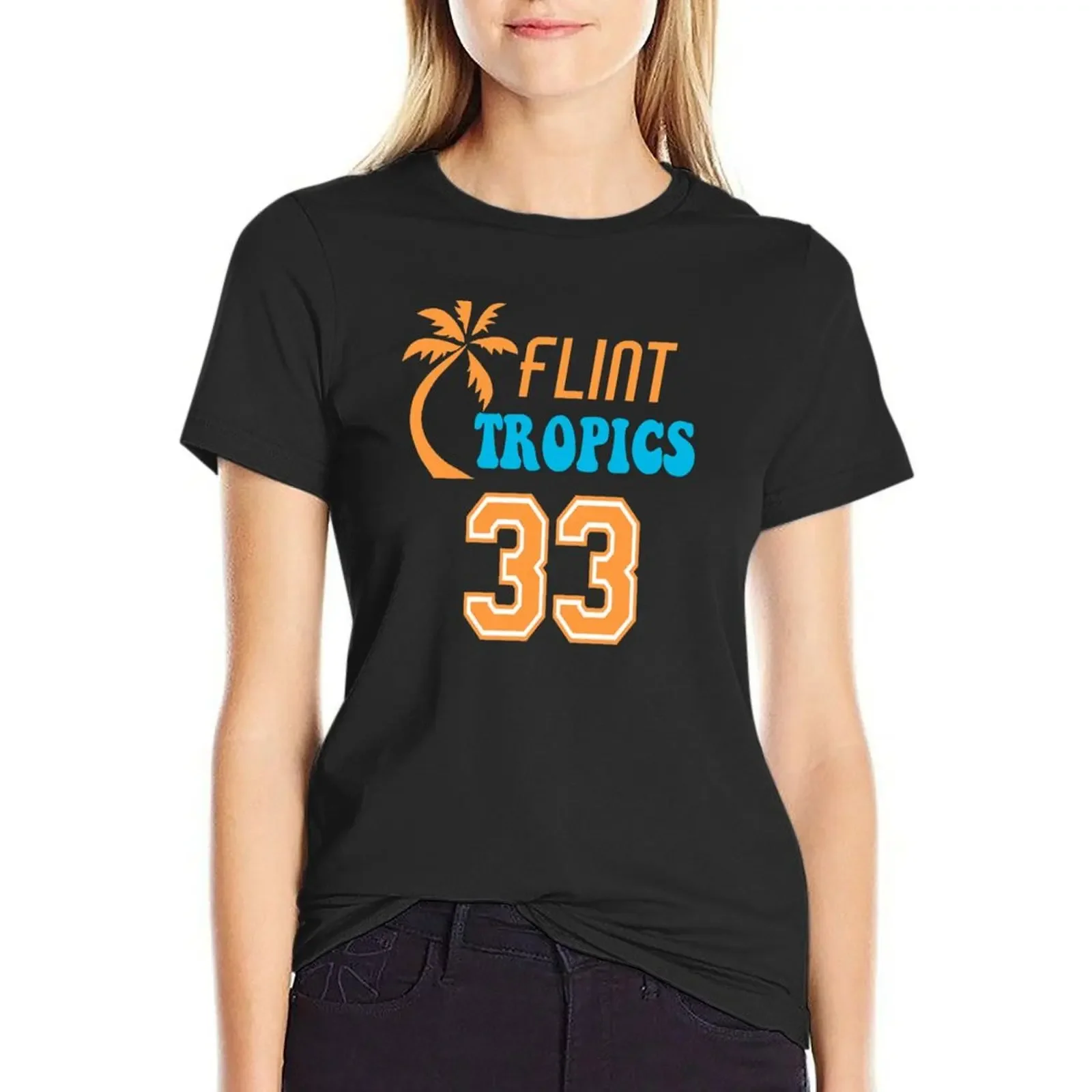 

Flint Tropics - Semi Pro T-Shirt summer tops blacks cute tops workout t shirts for Women