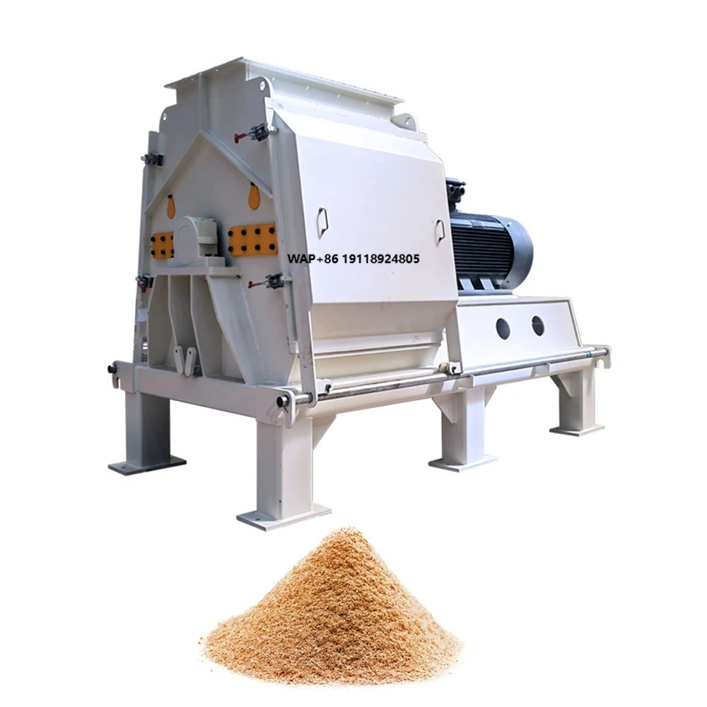2024 Wholesale Price Ready Stock Grinder Hammer Mill 2t 3tph Grinding Wood Chips Machine for Sawdusts