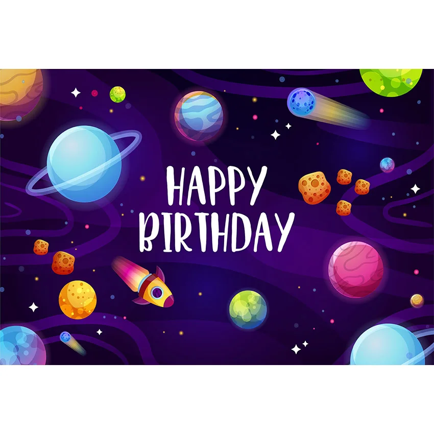 خلفية صور موقع قران للأطفال ، الكون ، الأرض ، رائد فضاء الفضاء ، حفلة عيد ميلاد الطفل ، فينيل لاستوديوهات الصور