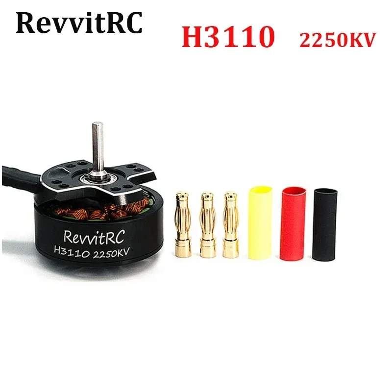 RevvitRC H3110 RC Car Brushless Motor 1850KV 2250KV High Power professional 1:10 Model Cars DIY Kits