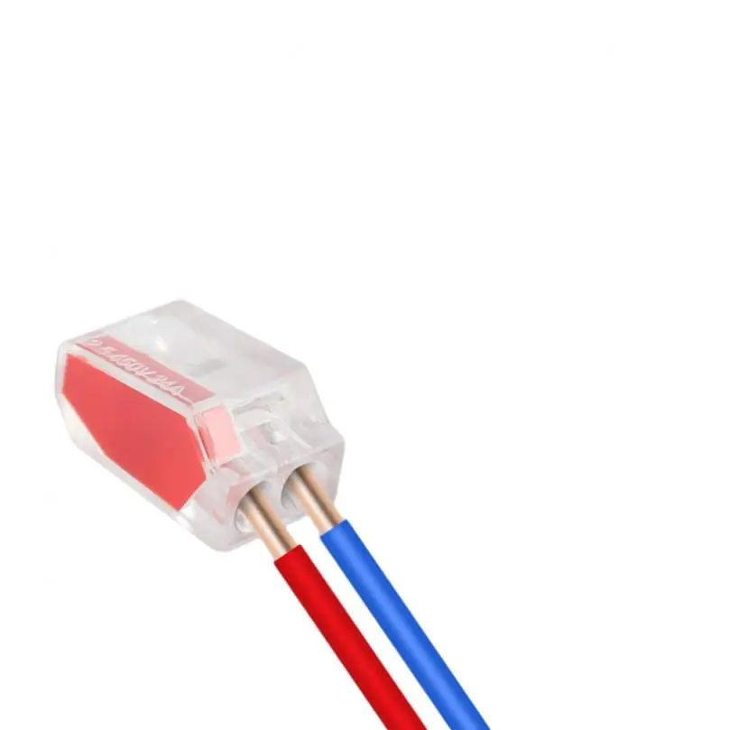 Mini Fast Wire Connector, Push - In cabo conector, fácil identificação, cor codificada, 2Port, 3Port, 4Port, 5Port, 1 peça
