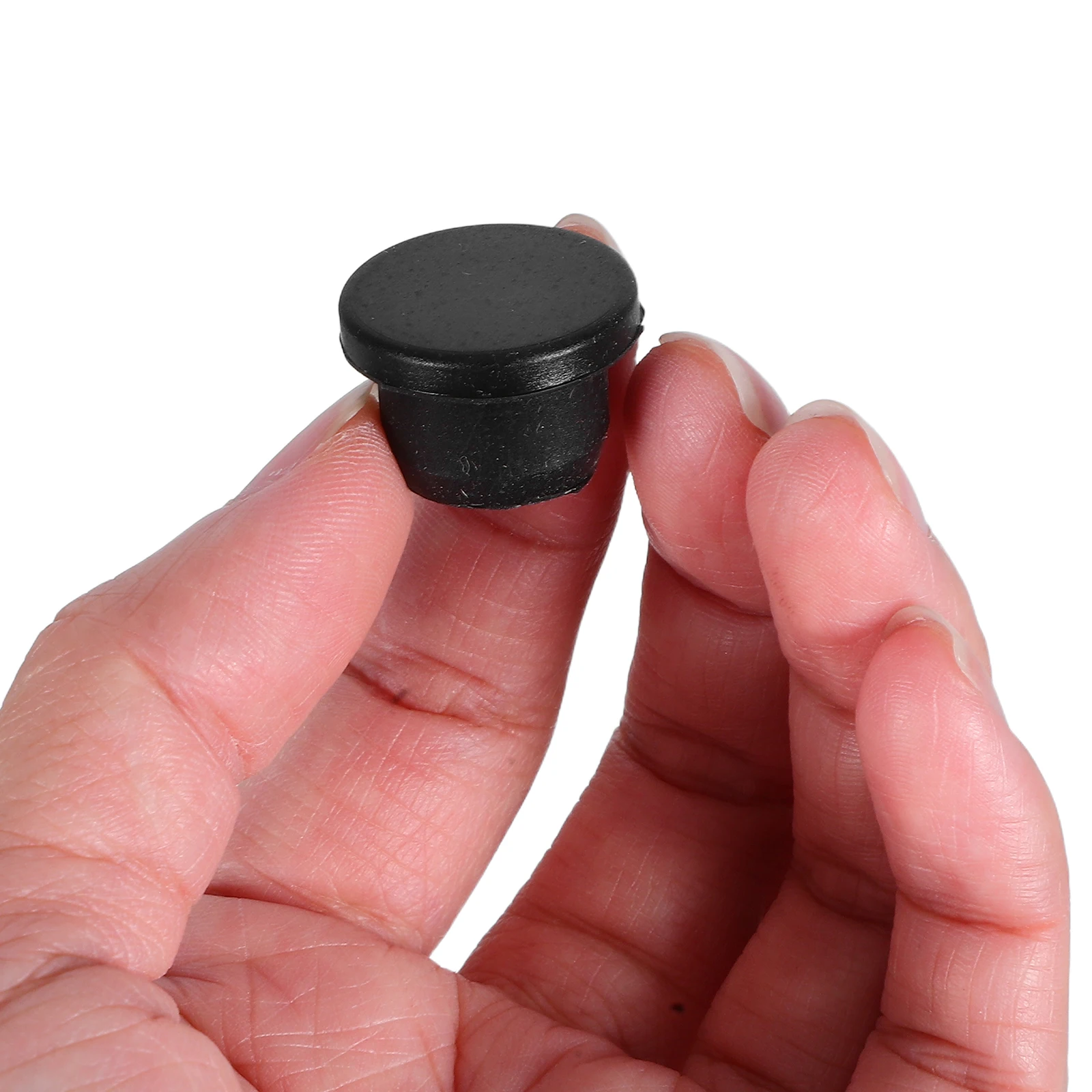 

8 Pcs Silicone Stopper Black Waterproof Stoppers Hole Plugs Round Heat Resistant Shaped Silica Gel Sealing Caps