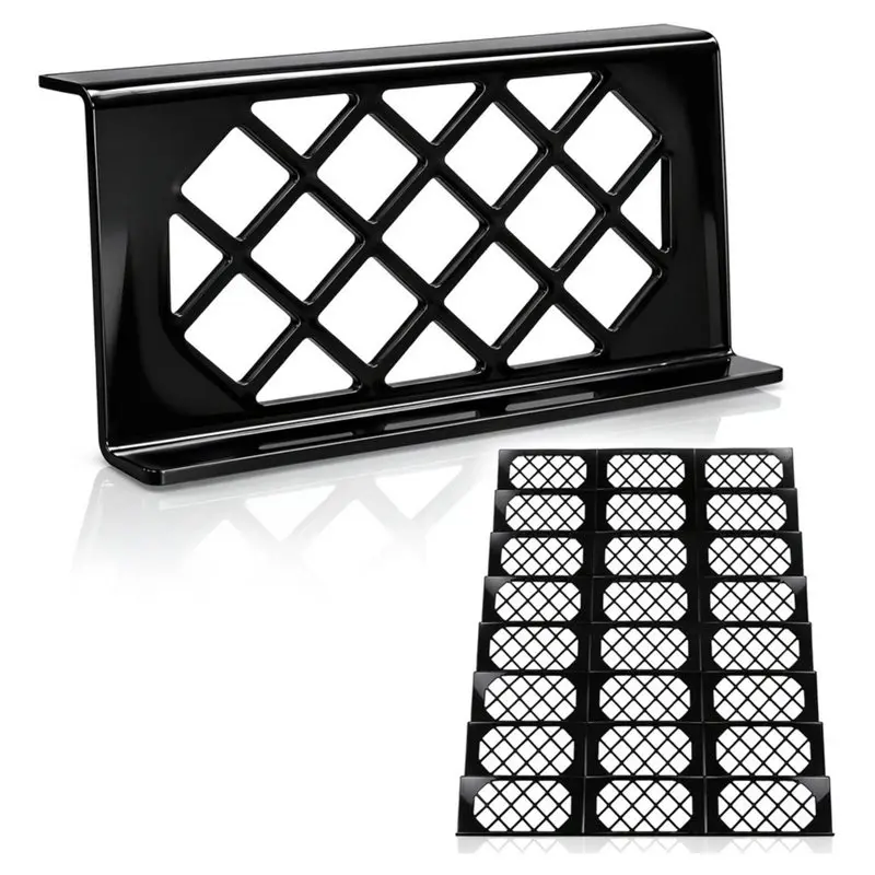 FBIL-For Display Stand 24 Pcs Card Risers For Display Case, Black For Trading Card Risers