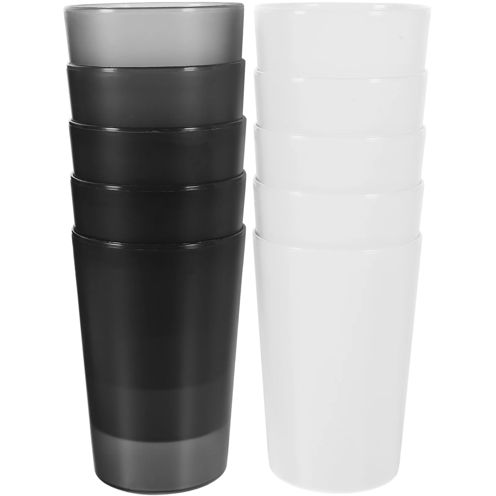 

10Pcs Frosted Couple Cups Reusable Plastic Bathroom Toothbrush Holder Large Capacity Drinking Mug for Home Decor Use Multi