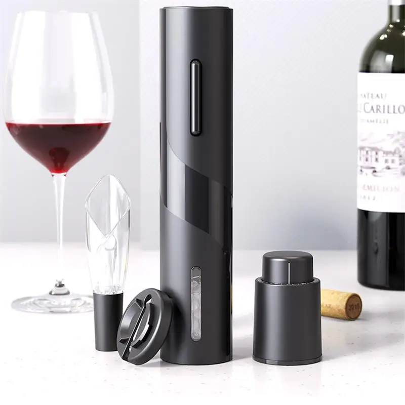 

Electric Bottle Opener Household Red Wine Can Opener 4 In 1 Set