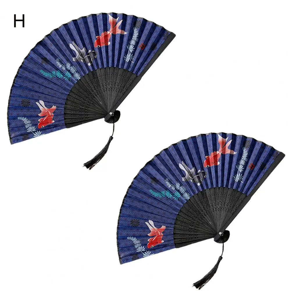 Dance Fan Compact Performance Fan Anti-deformed Props  Exquisite Children Dance Small Bamboo Fan