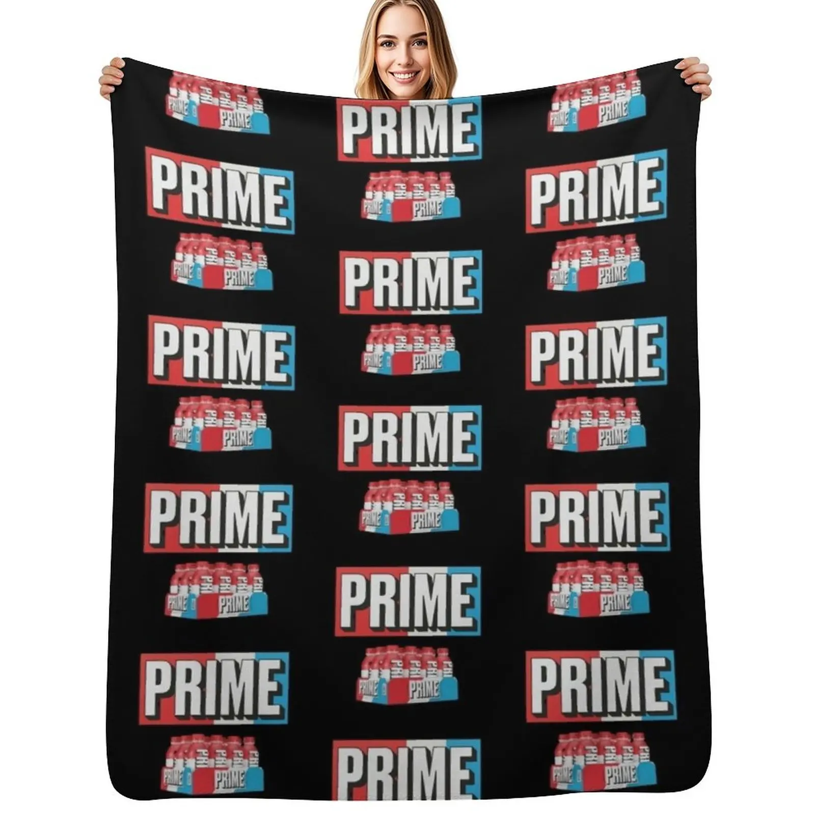 

Prime hydration drink Throw Blanket Cozy Microfiber Throw Blanket for Home Bedroom